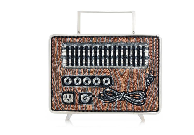 ジュディスリーバー Television Test Screen Charm Set TV Test Screen | Judith Leiber Hong Kong Couture Bags