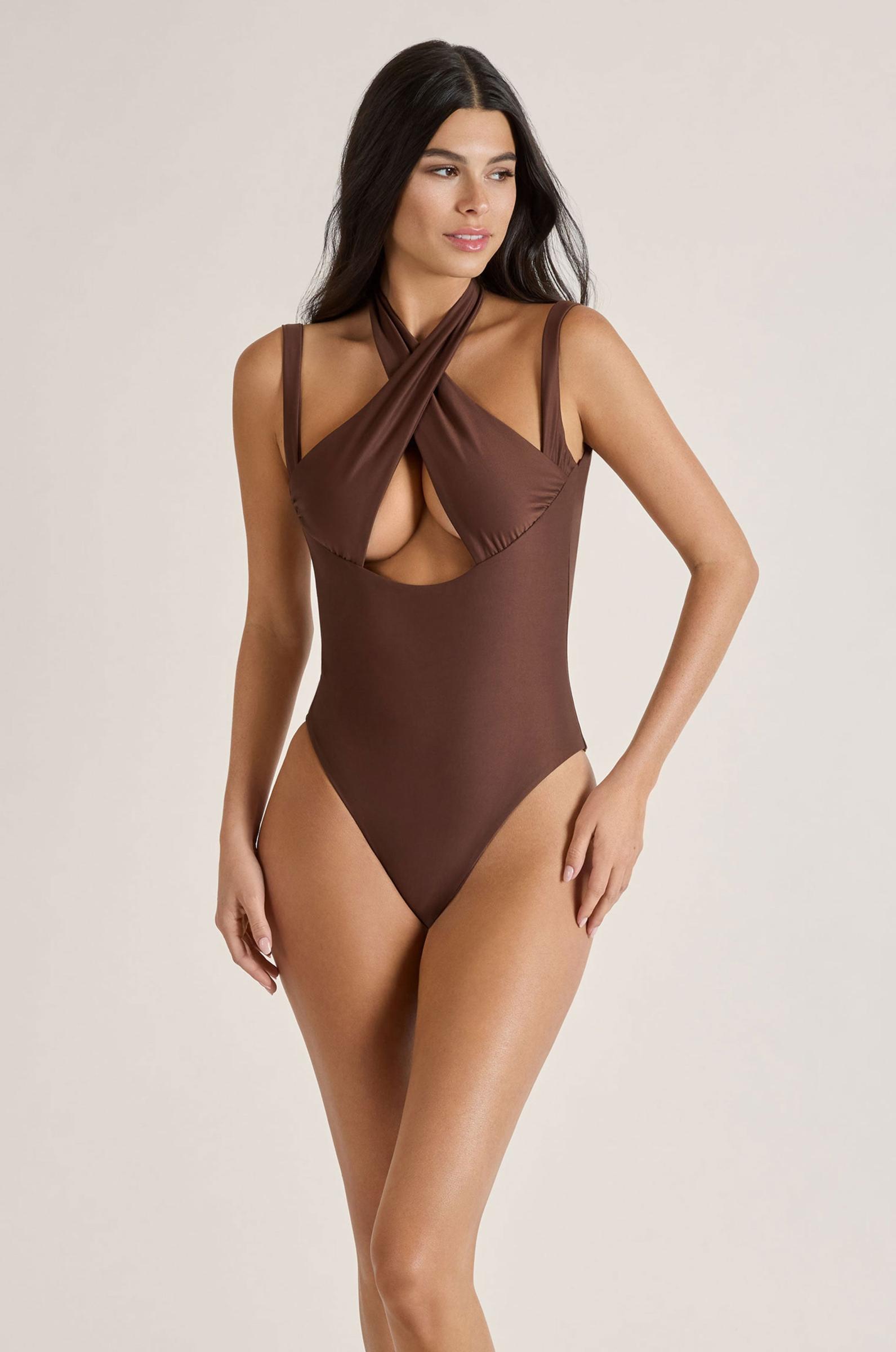 La Sirene Halter One Piece Luxury Lingerie & Ready to Wear Kiki de