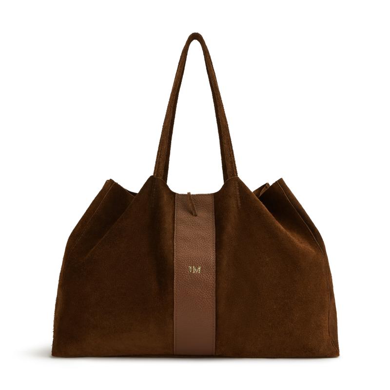 Wildleder Shopper Braun Lily Bean Deutschland Luxus
