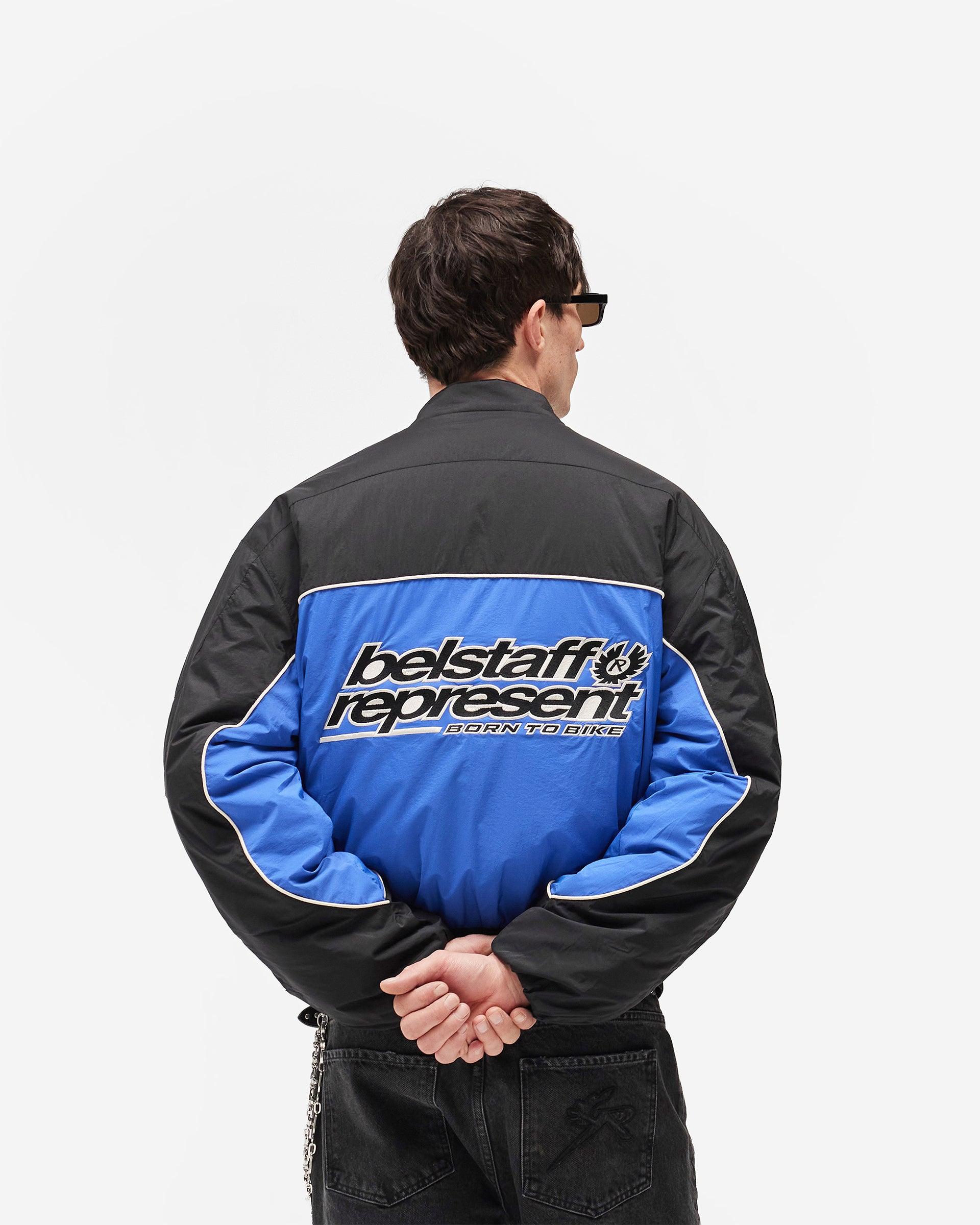Represent X Belstaff Nylon Racing Jacket - Jet Black | ラグジュアリー ブリティッシュ ...