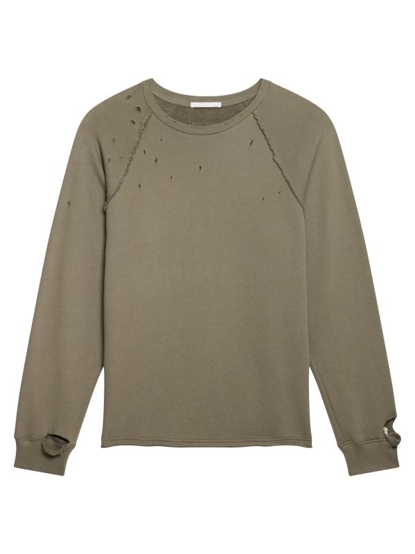 سويت شيرت برقبة مستديرة من القطن ديستوارد تيري