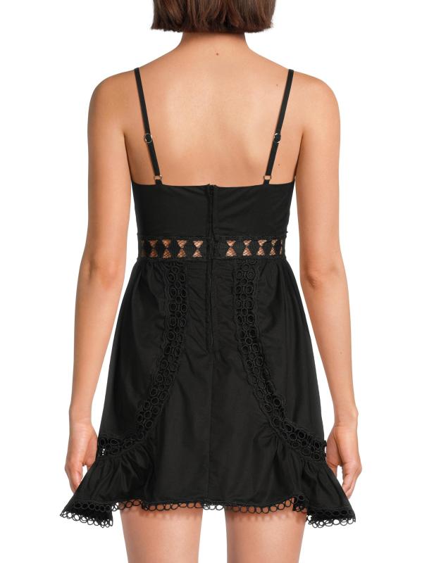 #4: فستان قصير من شارلوت كوتون - أسود