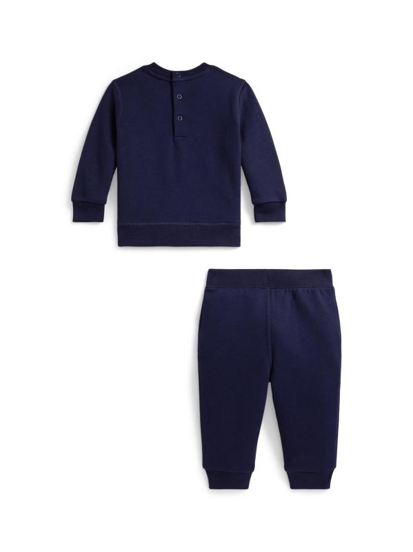 #2: طقم سويت شيرت وجوجرز تربل بوني للأولاد الصغار - البحرية في نيوبورت