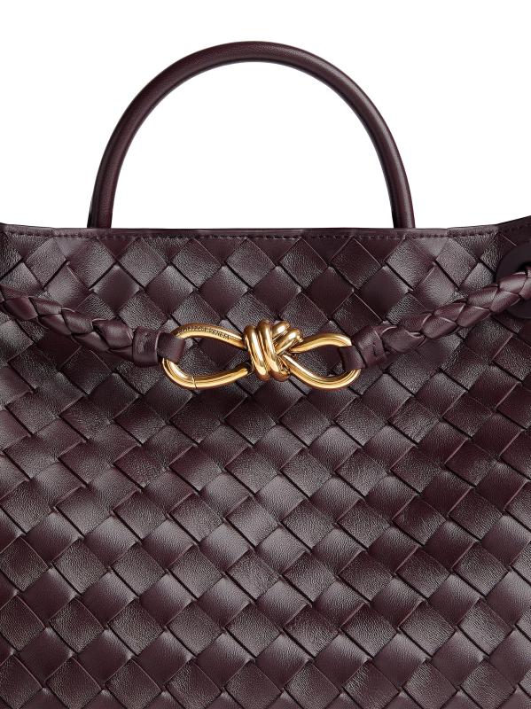 #7: حقيبة Andiamo متوسطة الحجم من الجلد بمقبض علوي - بارولو