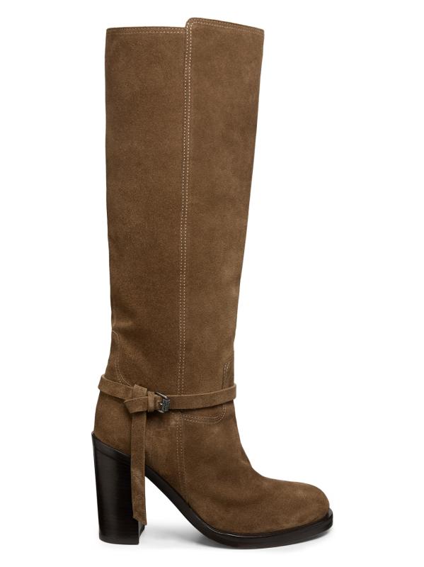 90MM Suede Knee-High Boots