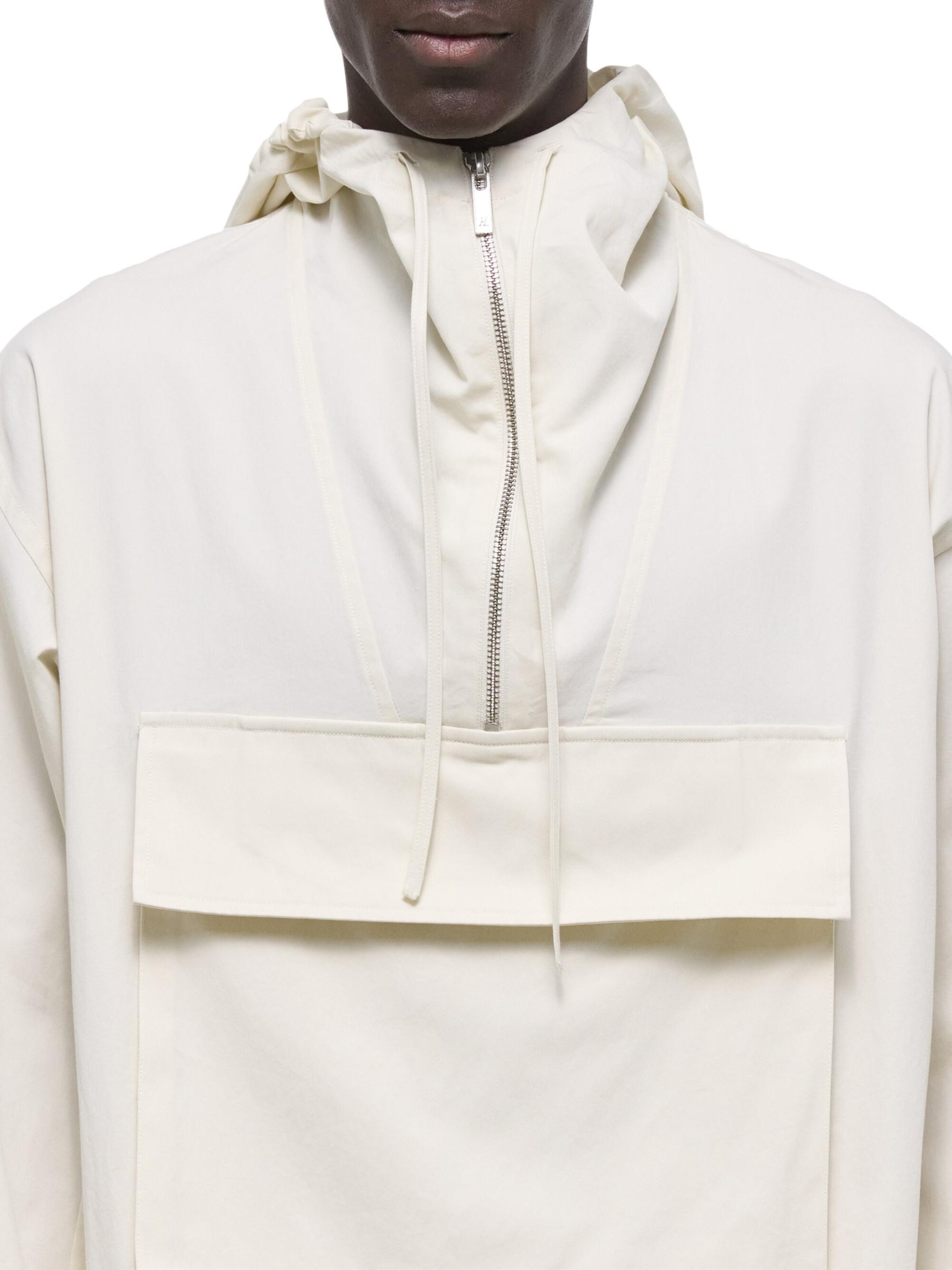 ★HELMUT LANG★ジップフーディー Helmut Lang Printed Zip-front Hoodie In White Sky Blue