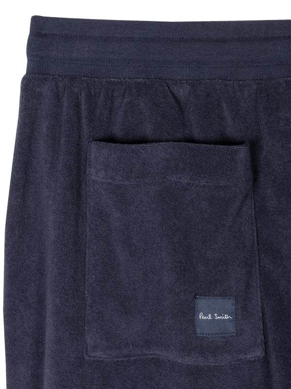 #3: شورت مخطط من مزيج القطن - حبري