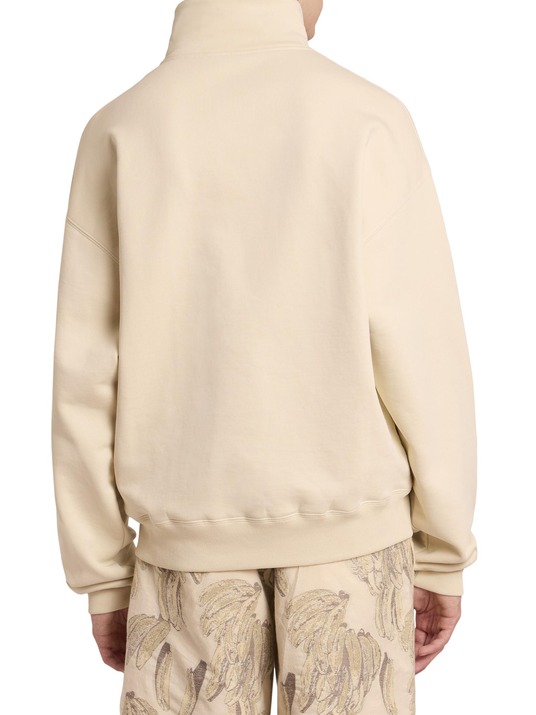 【JACQUEMUS】Le Camionnette Grosgrain Half Zip Sweatshirt Jacquemus Le Camionneur Grosgrain Half-Zip Pullover | Saks