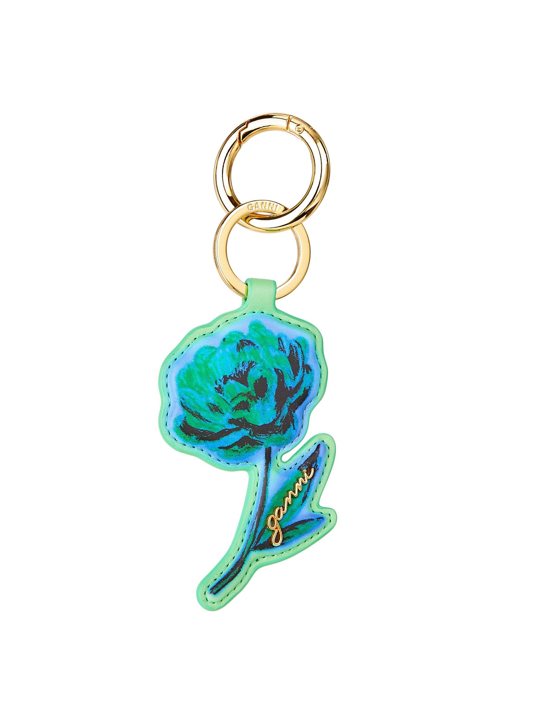 キーホルダー・キーリング Ganni Unisex Flower Keyring A5001-747 Shop GANNI - Flower Keyring | Saks Fifth Avenue Bahrain