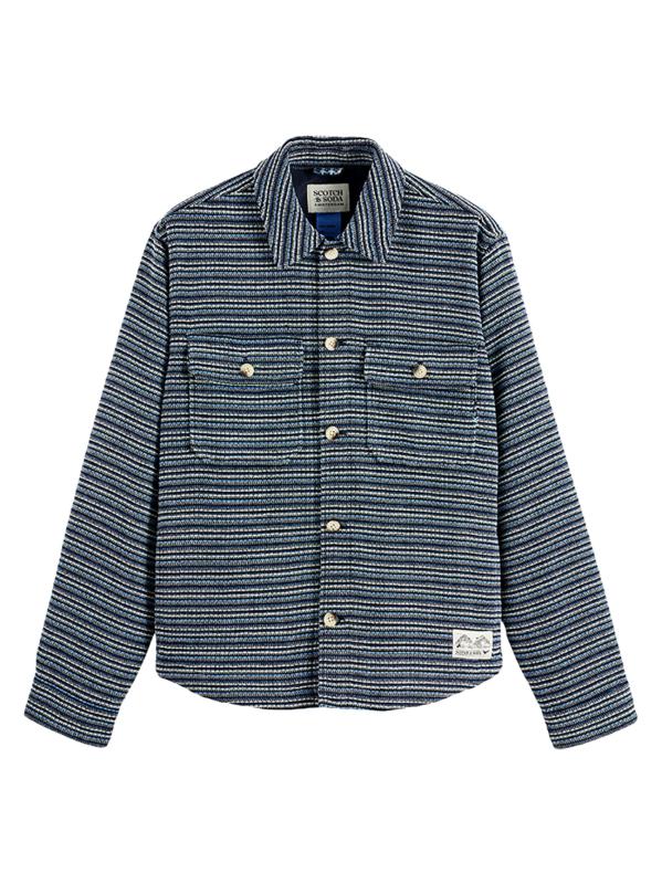 قميص أوفرشيرت مخطط بشكل منظم