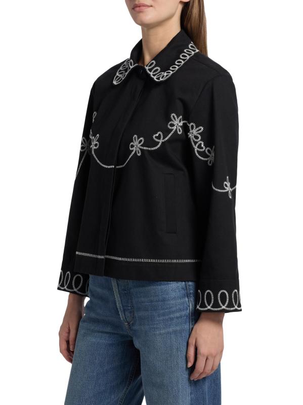 #3: جاكيت كيتون القطني - أسود