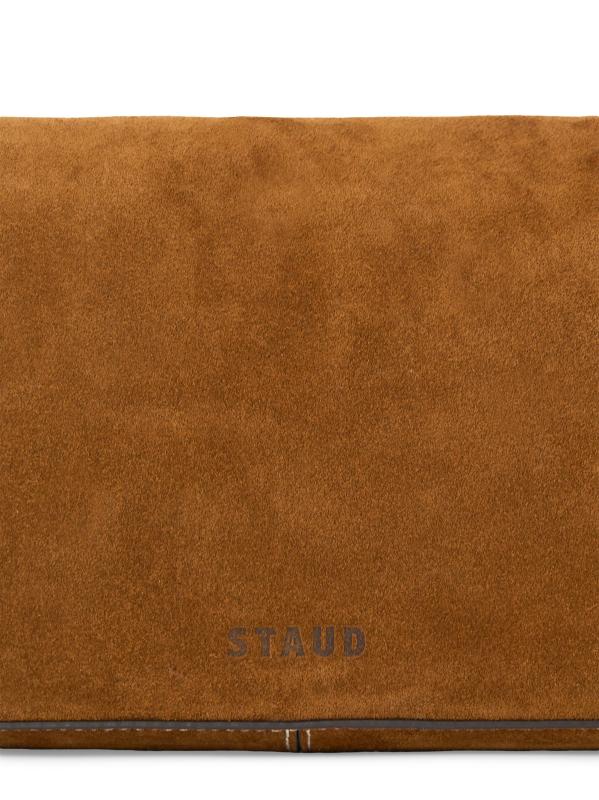 #4: حقيبة للكتف من الجلد السويدي Harlow - أسمر