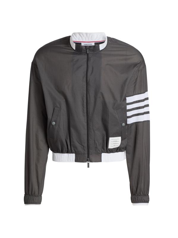 Shop Thom Browne - Ultralight Nylon Ripstop Windbreaker