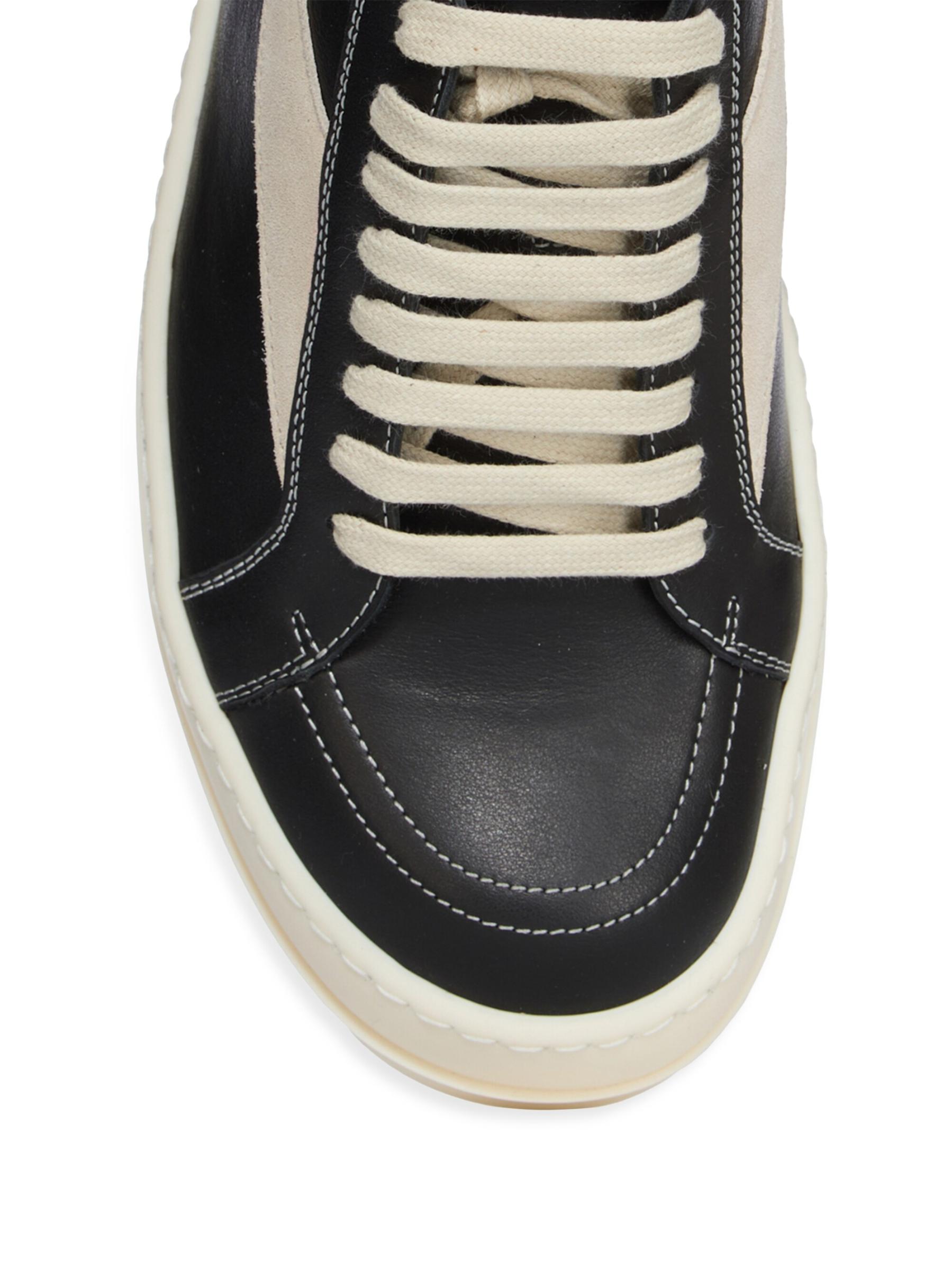 【大人気】RICKOWENS ヴィンテージロートップレザースニーカー Rick Owens - ヴィンテージ・レザー・ロー・トップ・スニーカー