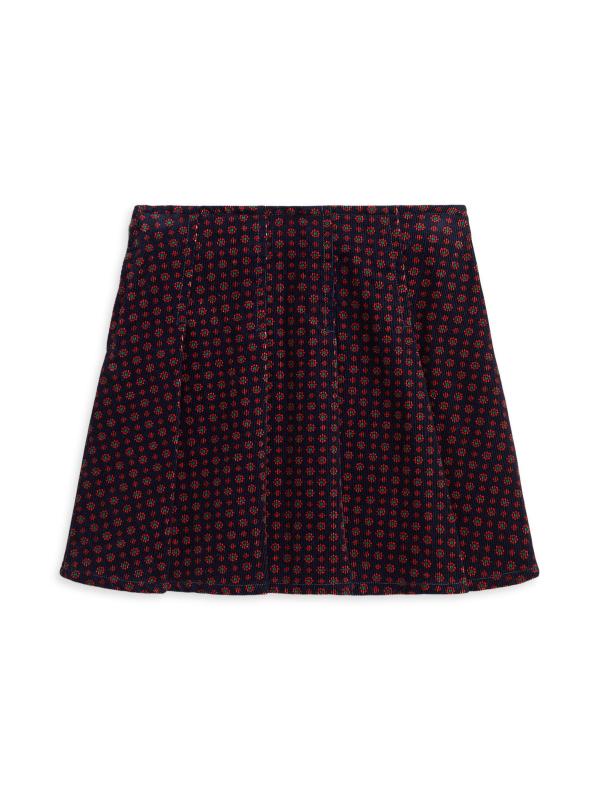 #2: تنورة سروال قصير مطبوعة للفتيات والفتيات الصغيرات - كوبر فولارد