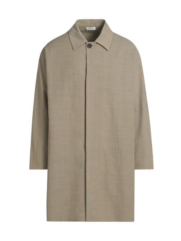 【関税込み】Fear of God ブラック ナイロン ウール カーコート 大人のカジュアル【FEAR OF GOD ESSENTIALS】ナイロンカーコート
