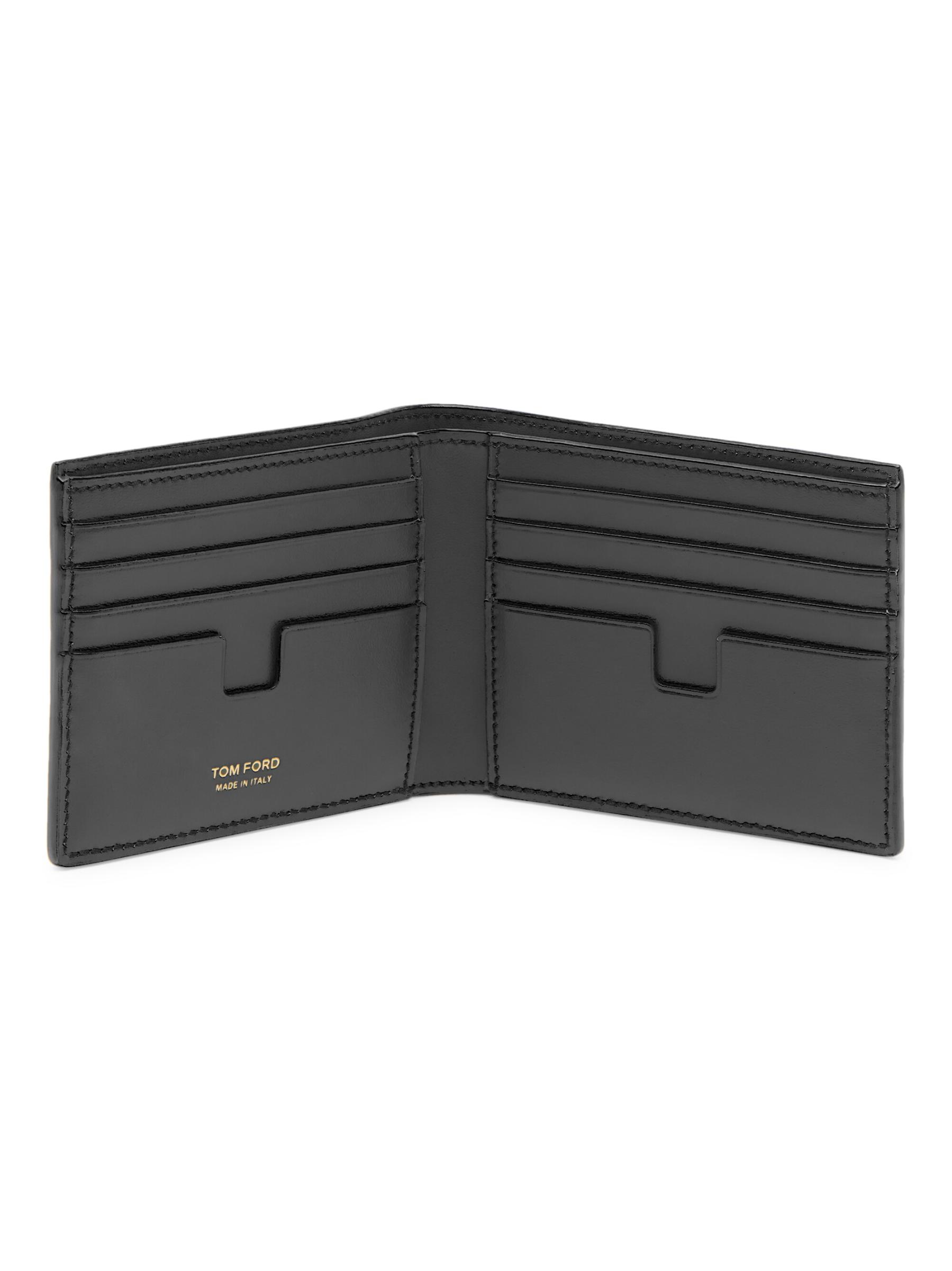 【希少】TOM FORD 二つ折り財布 クロコダイル型押し セール】TOM FORD二つ折り財布 Y0278T LCL239 クロコダイル