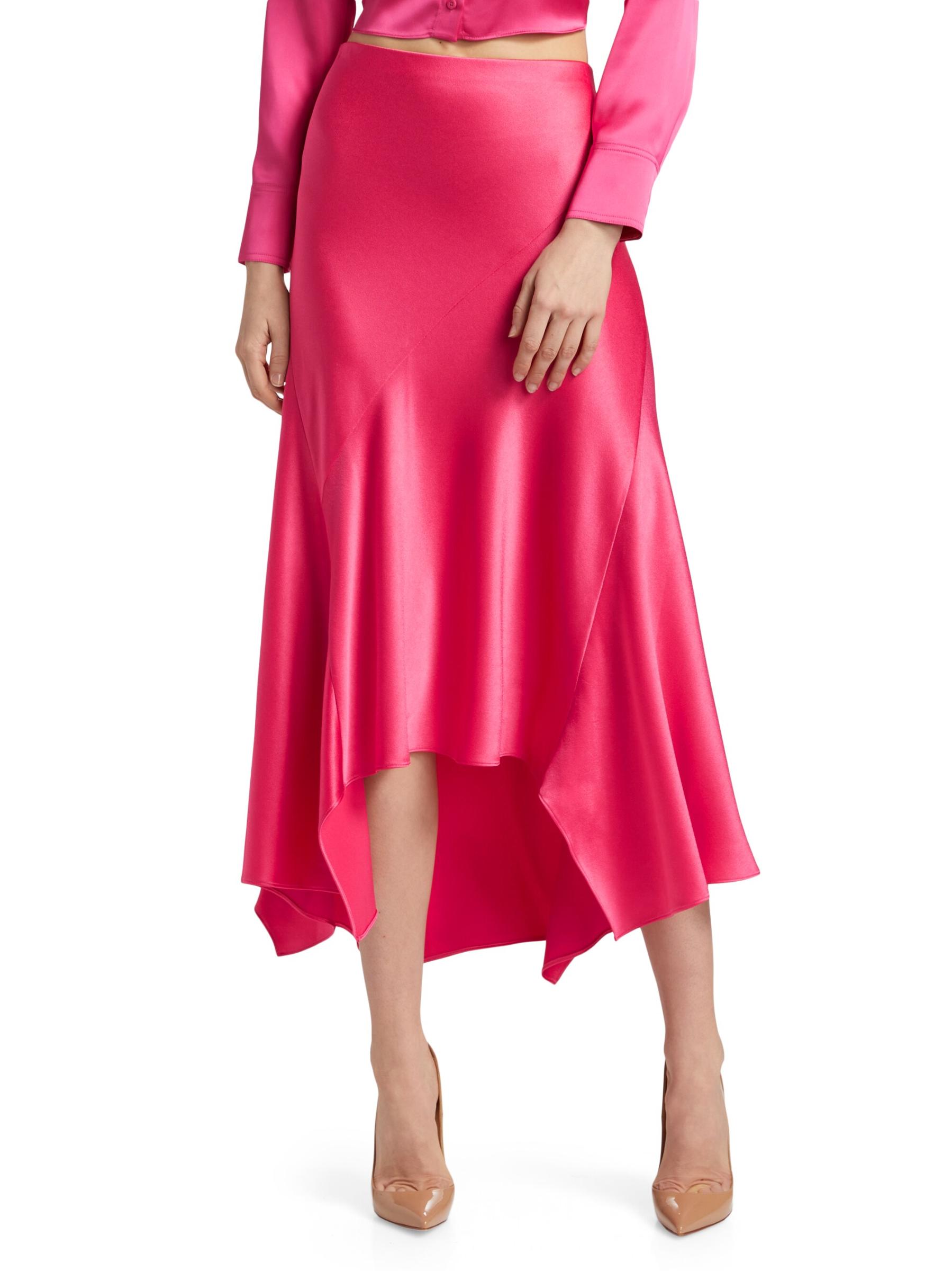 【Alice+Olivia】ROSA アシンメトリー ミディ スリップスカート Alice + Olivia - ローザ・アシンメトリー・スリップスカート を