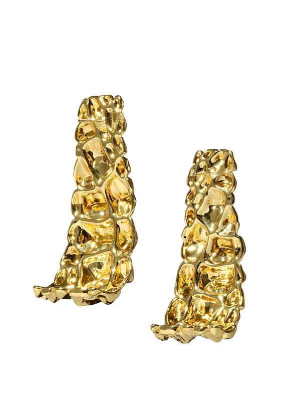 #3: أطواق بروت كروكو مطلية بالذهب عيار 14 قيراطًا - الذهب