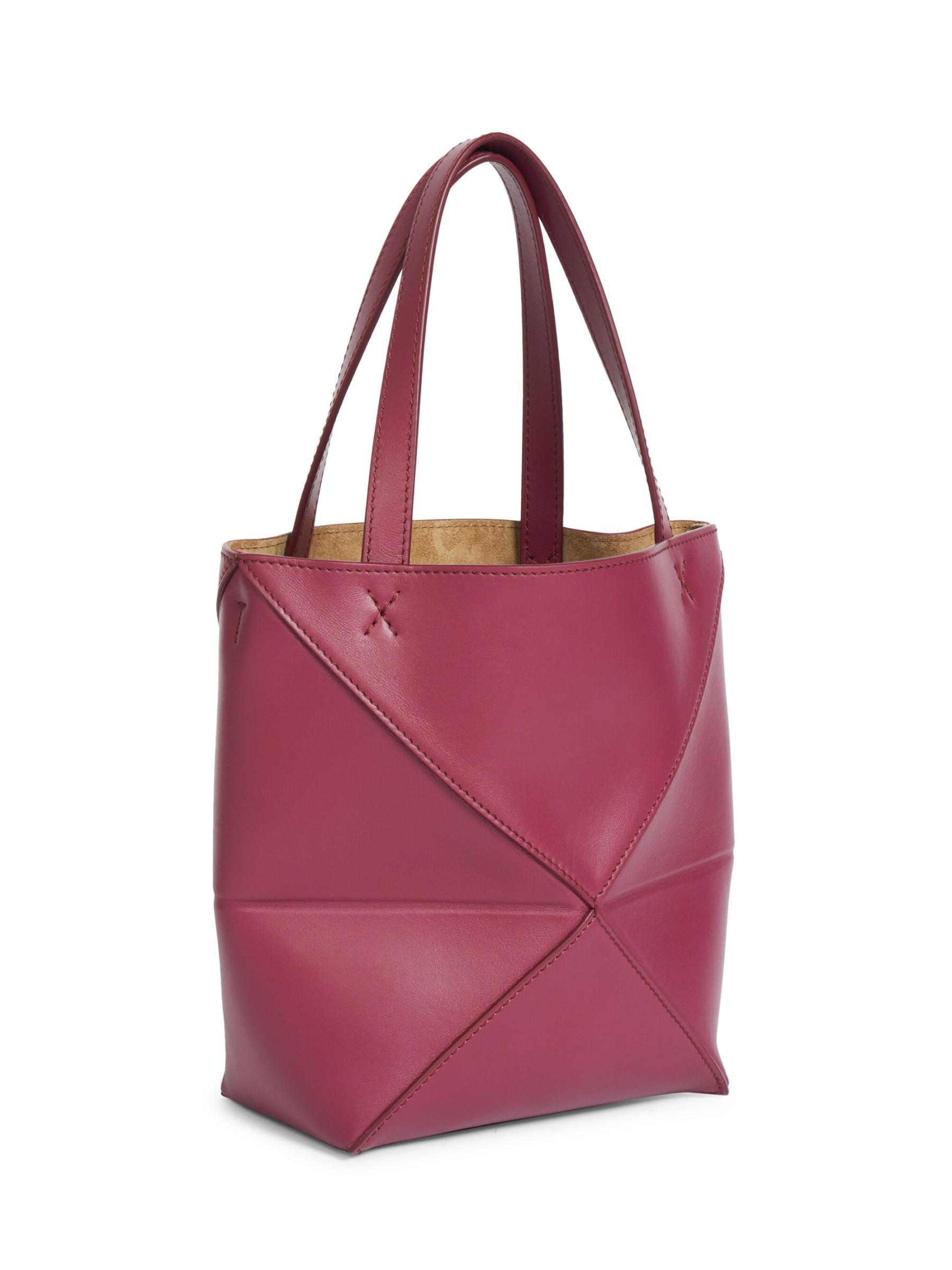 Loewe - ミニパズル折りたたみレザートートバッグ をオンライン