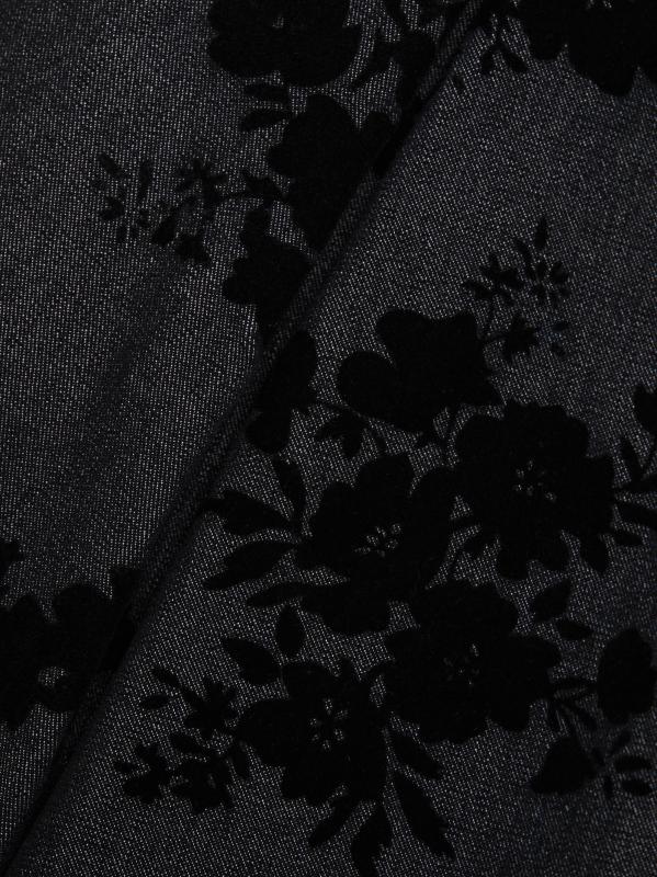 #6: فستان قصير بنقشة ريجنسي بيل - اللون النيلي