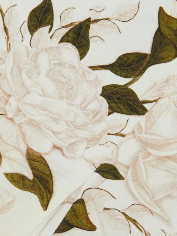 #6: فستان جاردينيا قصير مطوي - متعدد الألوان