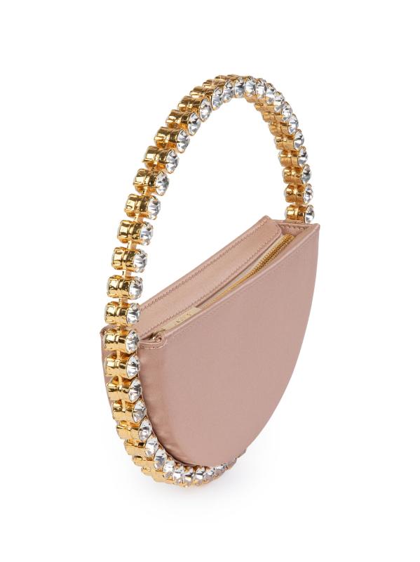 #2: حقيبة يد ساتان بمقبض مزخرف من Eternity - بيج