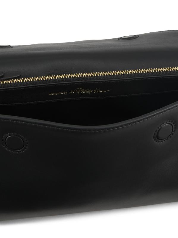 #5: حقيبة يد آي دي سوفت مزدوجة من الجلد - أسود