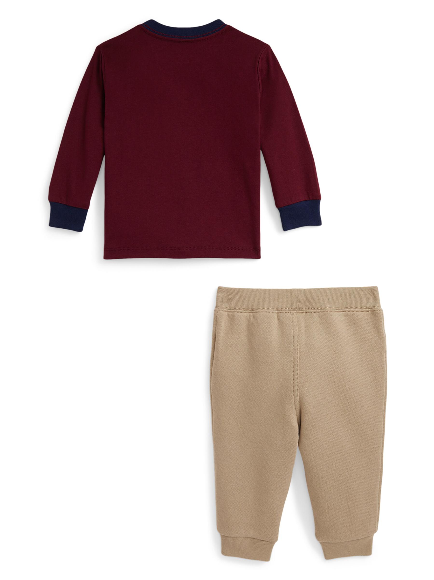 Polo Ralph Lauren - 男の子用ポロベア長袖Tシャツ＆ジョガー