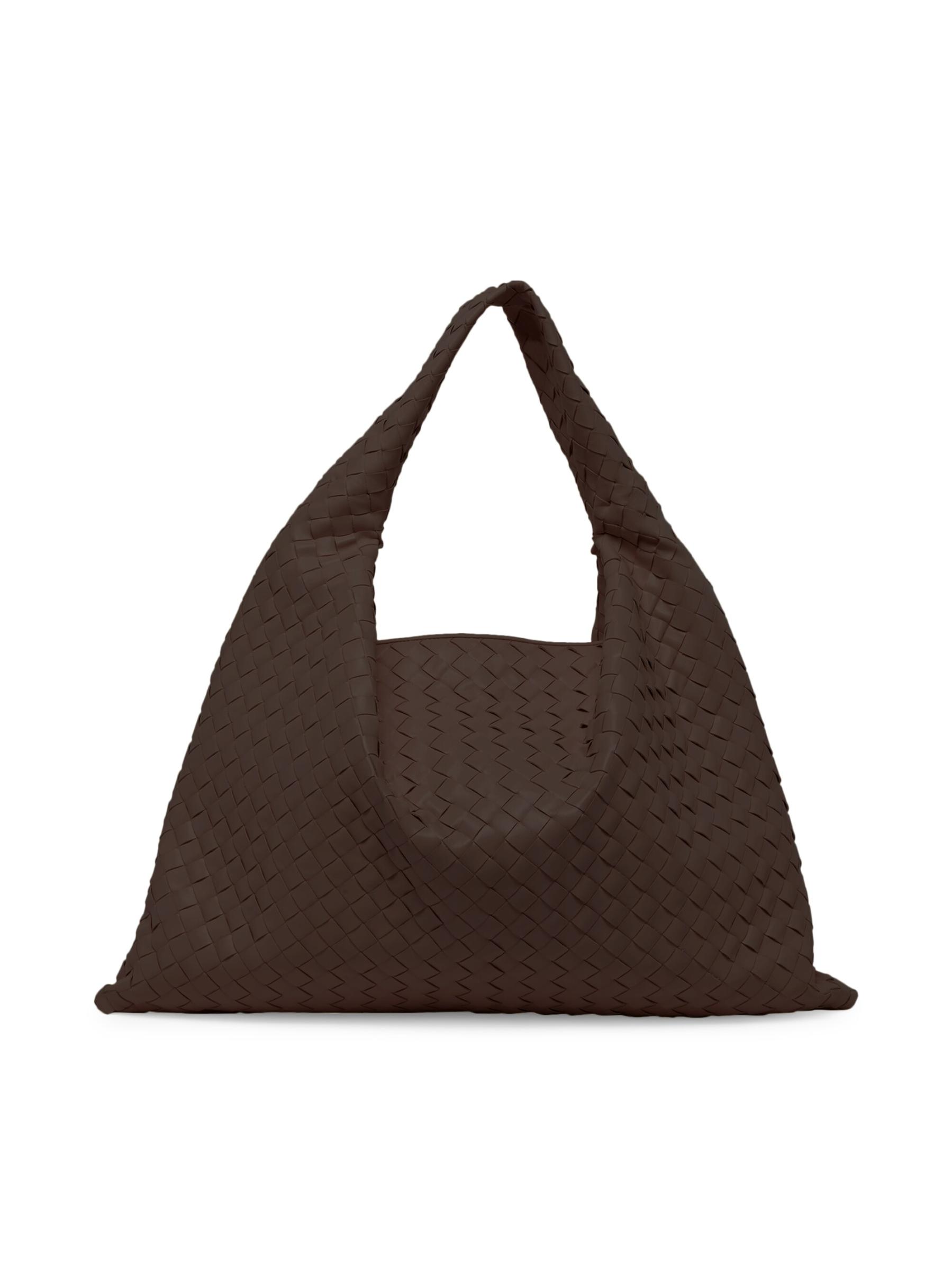 Bottega Veneta - ラージ・ホップ・レザー・ホーボーバッグ を