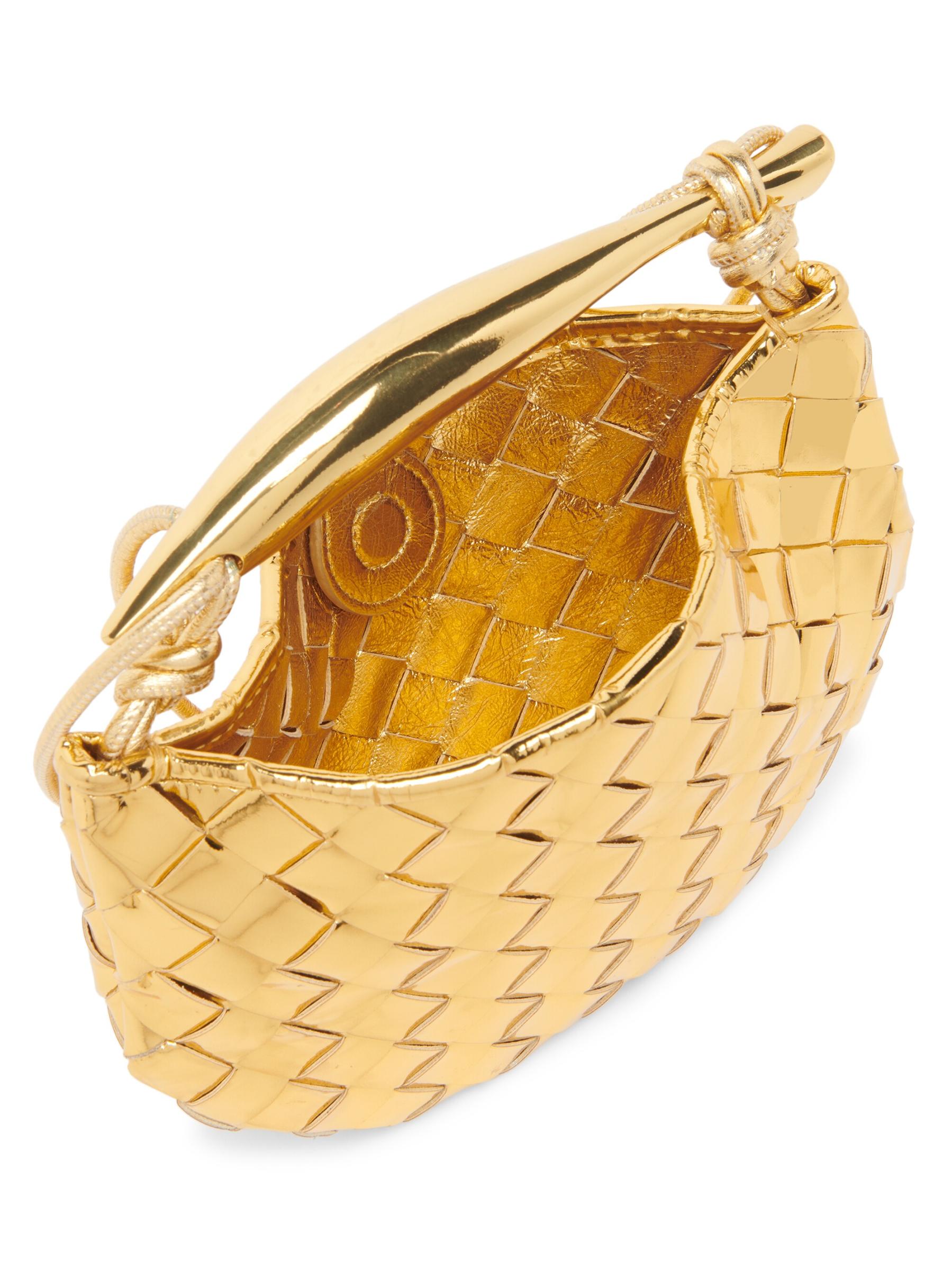 BOTTEGA VENETA◆ナッパレザー Sardine ミニバッグ チャーム ブラックサーディン チェーン| Bottega Veneta® 日本