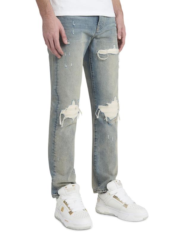 #5: حذاء رياضي بقبة قصيرة من الجلد المعدني MA-1 - أبيض