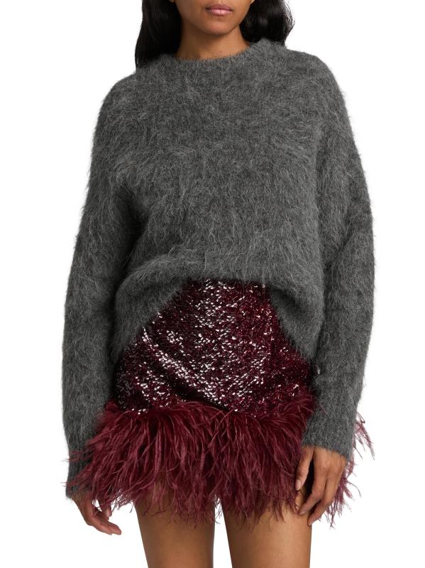 #2: سترة سيفيا من مزيج الألبكة - جرافيت