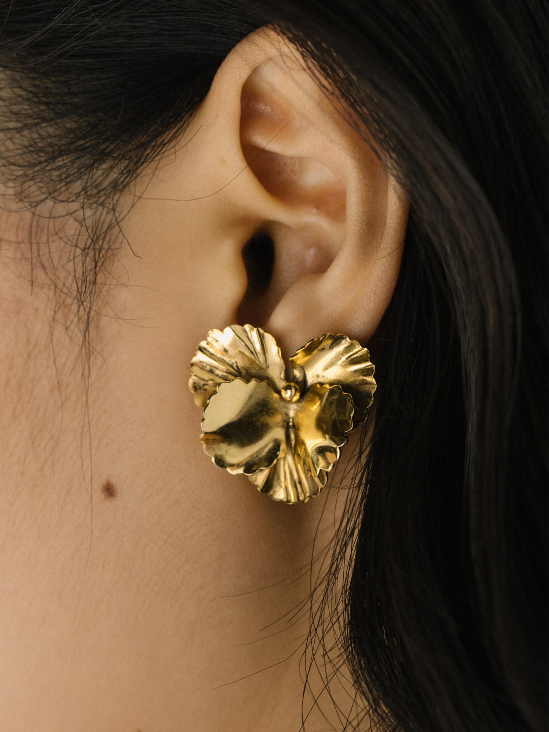 Shop Jennifer Behr - Pyper Goldtone Butterfly Stud Earrings