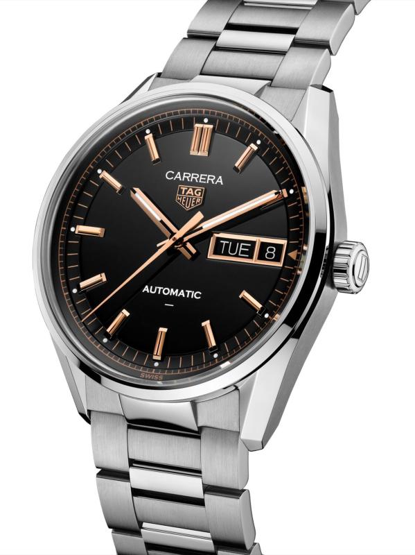 #2: ساعة كاريرا بسوار من الفولاذ المقاوم للصدأ/41 مم - فولاذ مقاوم للصدأ