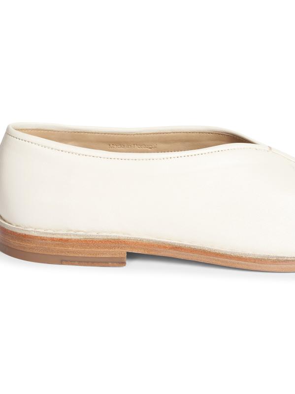 LEMAIRE ルメール FLAT PIPED SLIPPERS 37 Lemaire Flat Piped Slippers W Black – Neighbour