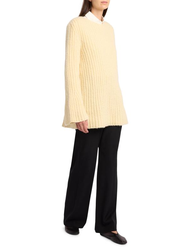 #7: سترة من الكشمير المحبوك من Mirr - أصفر