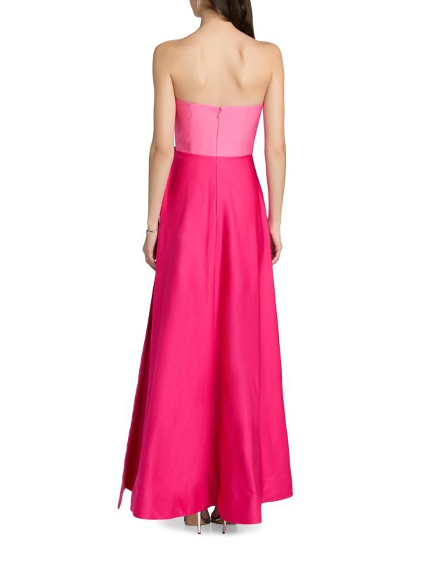 #4: فستان سويت هارت بلونين بدون حمالات - فلامنغو الخشخاش الوردي