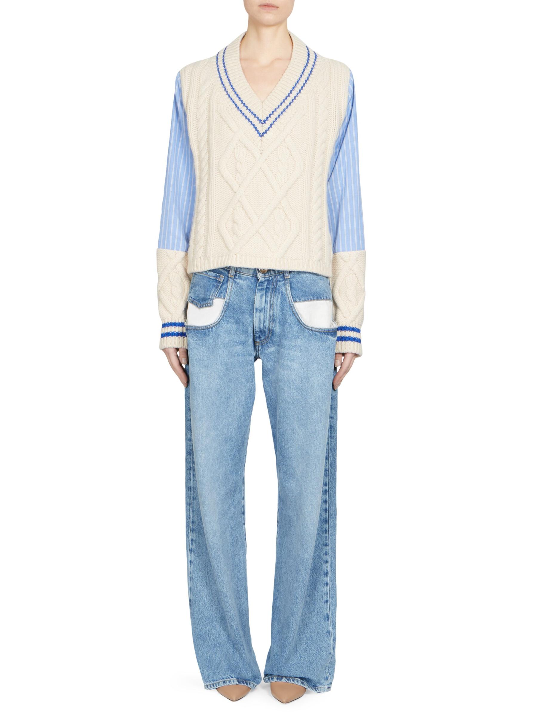 MAISON MARGIELA クラシックブーツカットジーンズ Maison Margiela - ブーツカットジーンズ をオンライン購入
