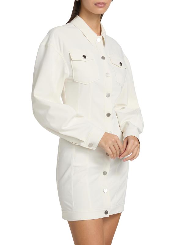 #3: فستان قصير بأكتاف منسدلة من Nolwenn - عاجيي