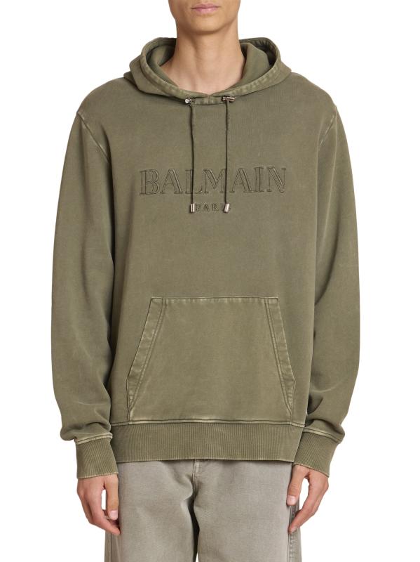 ☆送料関税込☆BALMAIN☆長袖 ロゴ スウェット フーディ 楽天市場】【完売】バルマン BALMAIN メンズ トップス パーカー