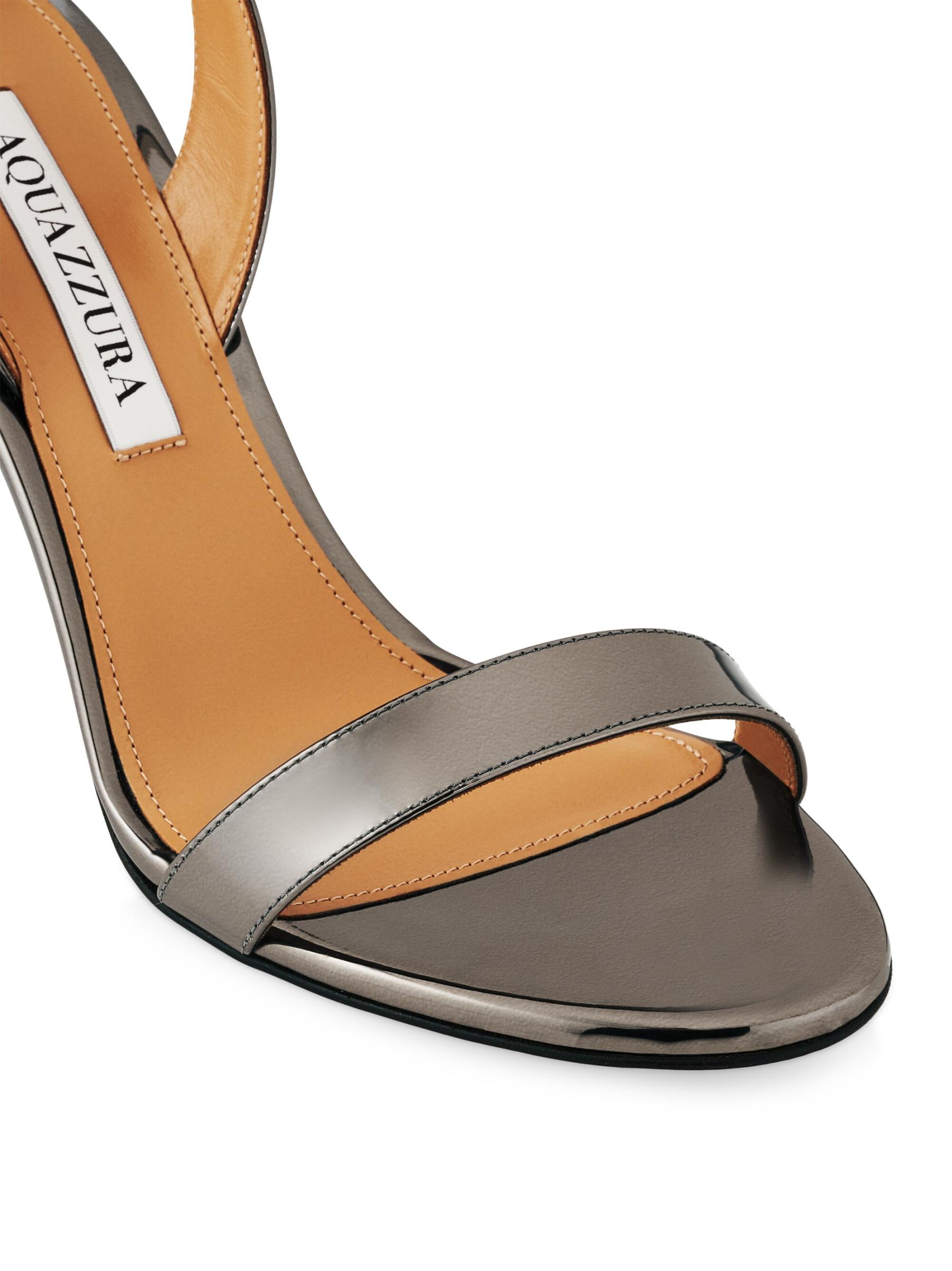 suzaku So Nude Block Sandal 85 BLACK Aquazzura@ Official