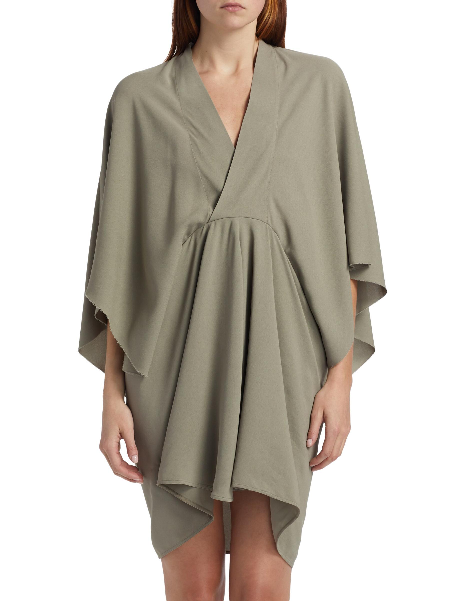 【RICK OWENS】SS25 ハーフムーン ミニドレス ブラック RICK OWENS - DRESSES - Rick Owens