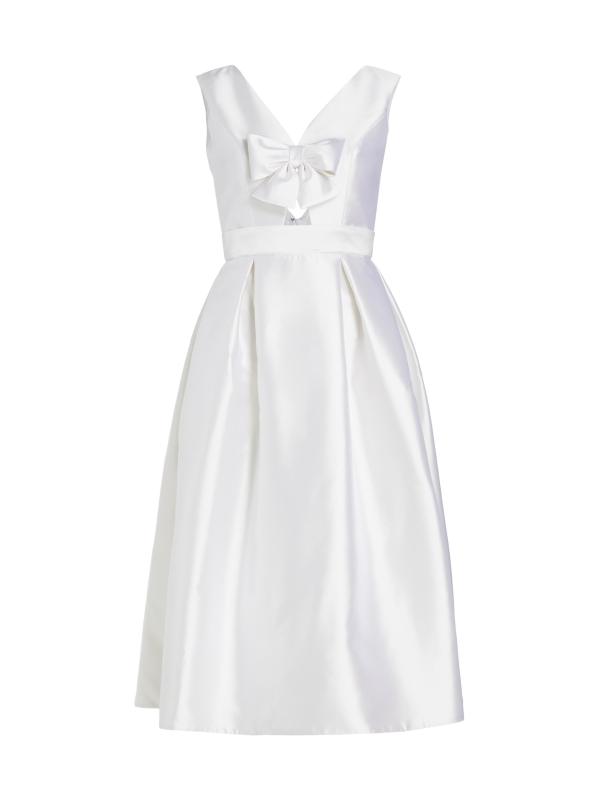 Gracie Silk-Wool Midi-Dress