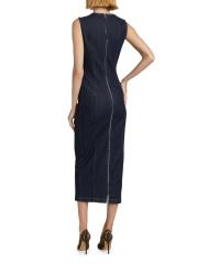 送料込/関税込■SPORTMAX■Geranio デニム ミディドレス Sportmax Geranio Denim Midi Dress In Blue | ModeSens