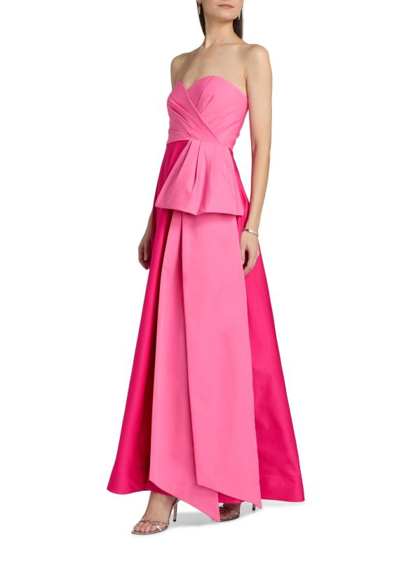 #3: فستان سويت هارت بلونين بدون حمالات - فلامنغو الخشخاش الوردي