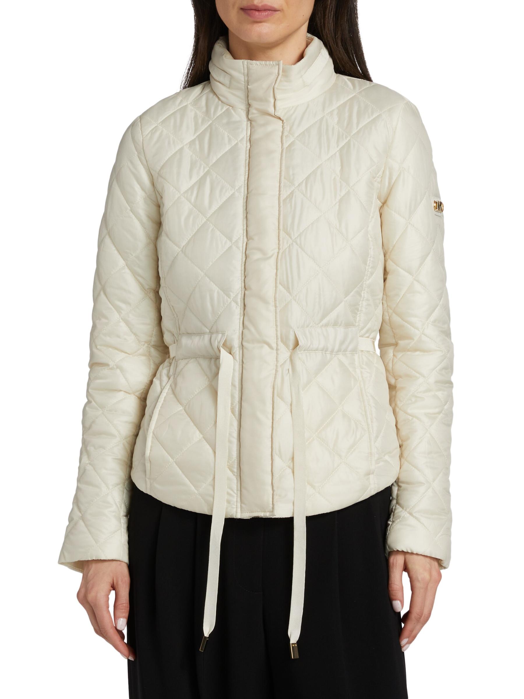 新品 MICHAEL KORS ベルテッド フォー ジップ パファージャケット 公式アウトレット】ベルテッド フォー ジップ パファー