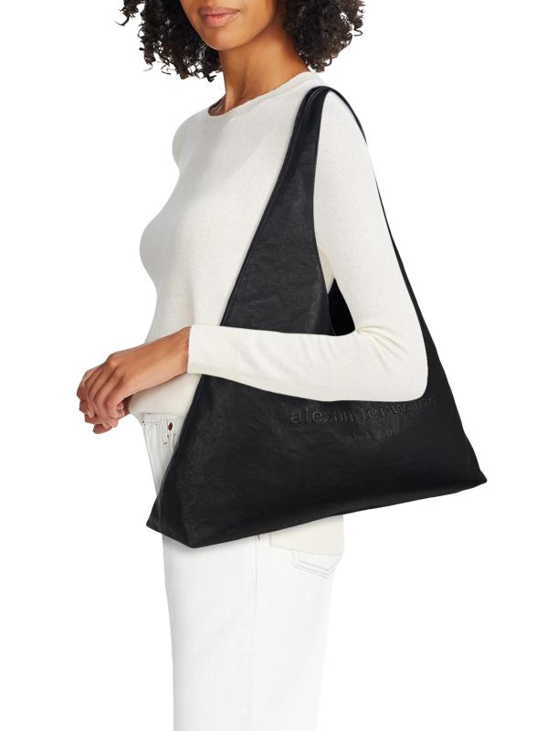 #2: حقيبة هوبو الكبيرة من جلد بايك كرينكل - أسود