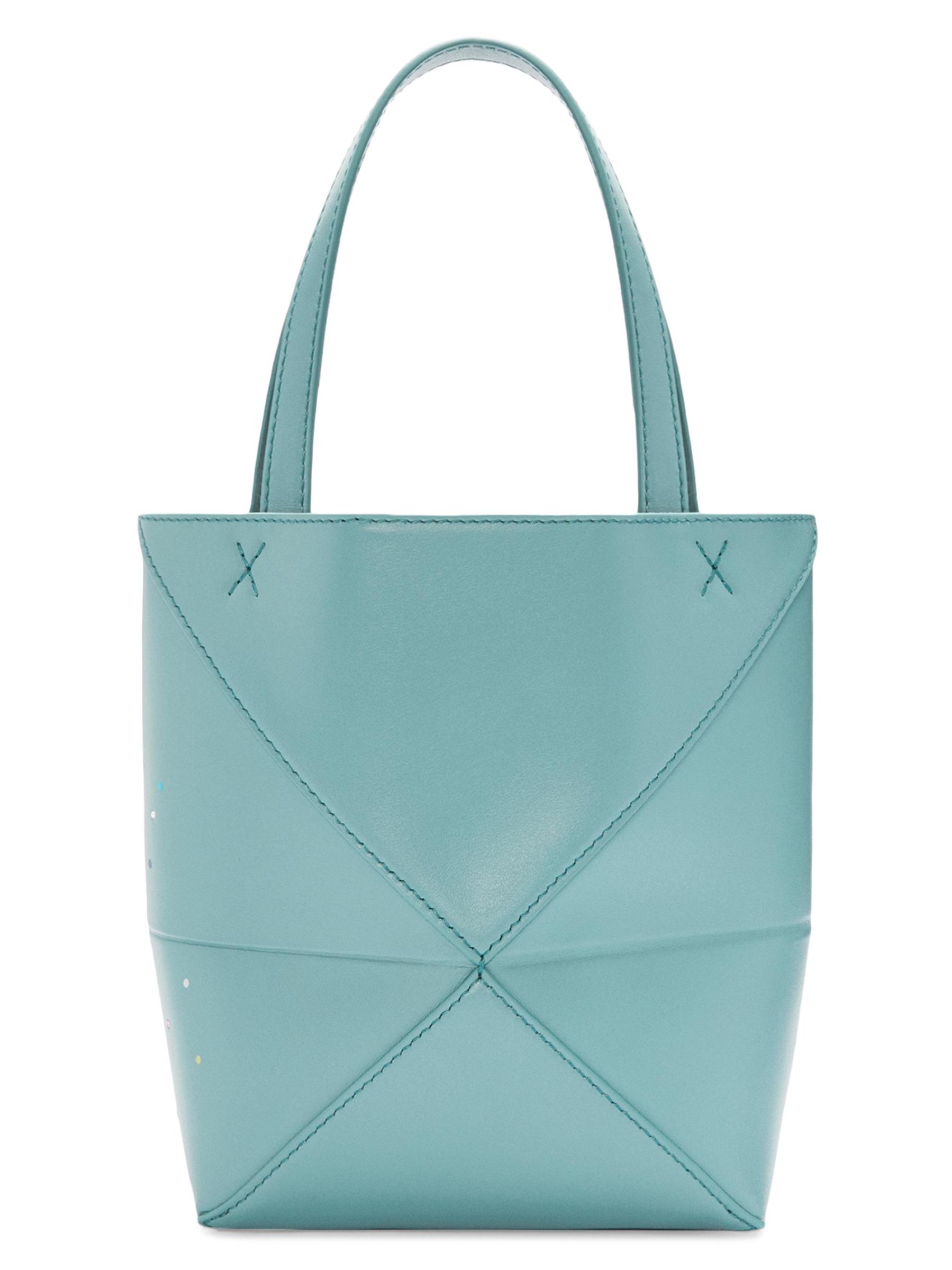 Loewe - 藤田スナ×LOEWE イカミニパズル折りたたみレザートート