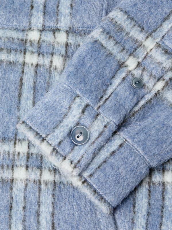 #5: جاكيت لاتشلان بنقشة القميص - بلو لوتس